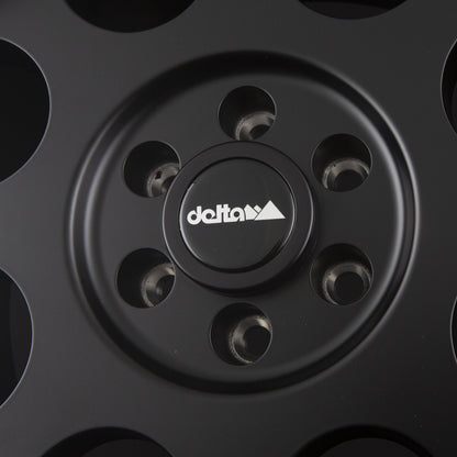 DELTA 4x4 Klassik B RUGGED Schwarz Matt Alufelge 9x18 Zoll ET20 LK 6x139.7 ML100.1 – Bild 4