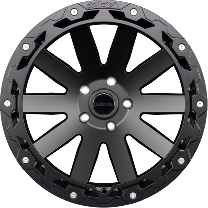 DELTA 4x4 Hanma RUGGED Schwarz Matt Alufelge 8.5x18 Zoll ET40 LK 5x120 ML65.1
