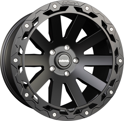 DELTA 4x4 Hanma RUGGED Schwarz Matt Alufelge 8.5x18 Zoll ET40 LK 5x120 ML65.1 – Bild 2