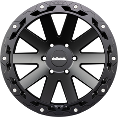 DELTA 4x4 Hanma RUGGED Schwarz Matt Alufelge 8.5x18 Zoll ET45 LK 6x130 ML84.1