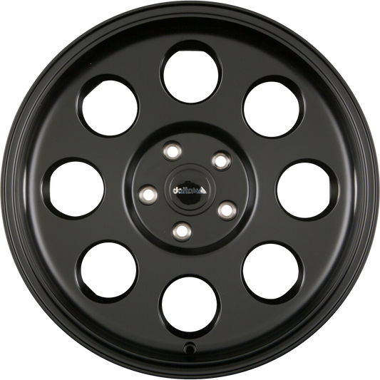 DELTA 4x4 Klassik Black Matt Alufelge 9.5x20 Zoll ET25 LK 5x120 ML65.1
