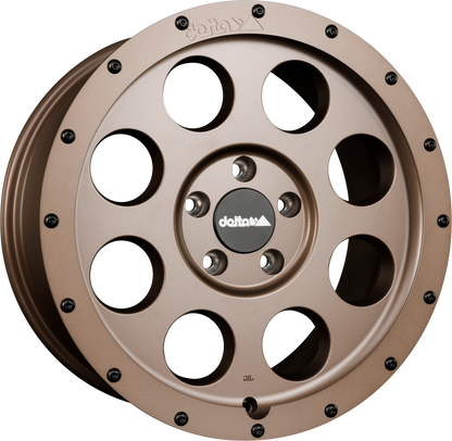 DELTA 4x4 Klassik B Sahara Bronze Alufelge 8.5x18 Zoll ET40 LK 5x120 ML65.1 – Bild 2