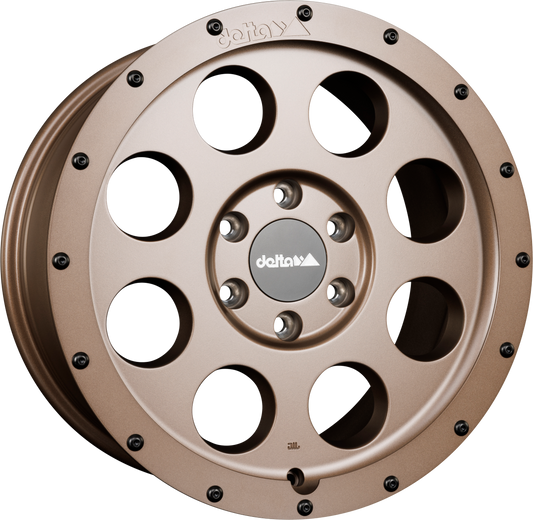 DELTA 4x4 Klassik B Sahara Bronze Alufelge 8.5x18 Zoll ET48 LK 6x139.7 ML95