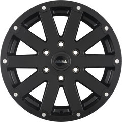 DELTA 4x4 Hanma Schwarz Matt Alufelge 8.5x18 Zoll ET60 LK 5x130 ML84.1