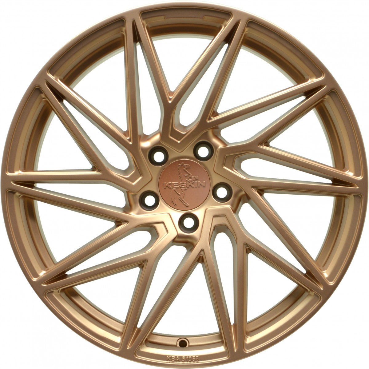 Keskin KT20 Future rose gold Alufelge 8.5x19 Zoll ET30 LK 5x112 ML72.6 – Bild 2