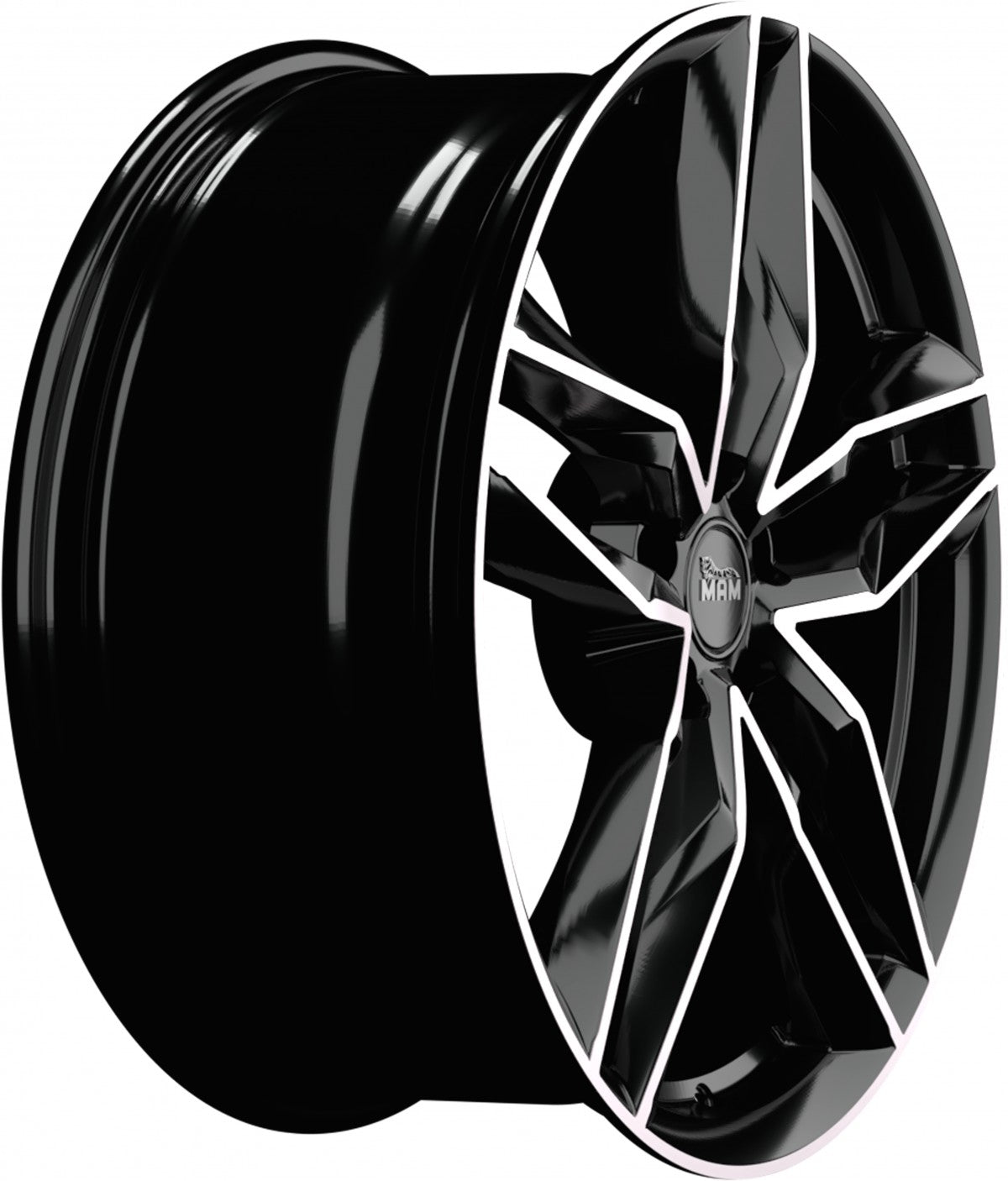 MAM RS3 black front polish Alufelge 8.5x20 Zoll ET30 LK 5x112 ML66.6 – Bild 4