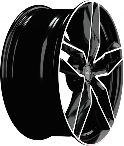 MAM RS3 black front polish Alufelge 8.5x20 Zoll ET45 LK 5x112 ML66.6 – Bild 4