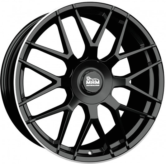 MAM GT1 black lip polish Alufelge 8.5x19 Zoll ET45 LK 5x100 ML66.6