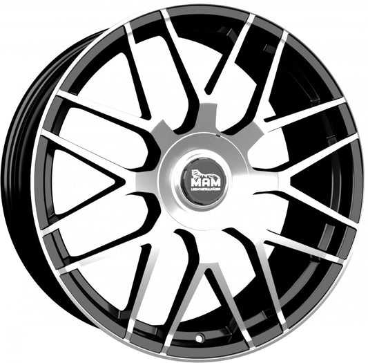 MAM GT1 black front polish Alufelge 8.5x20 Zoll ET30 LK 5x112 ML66.6