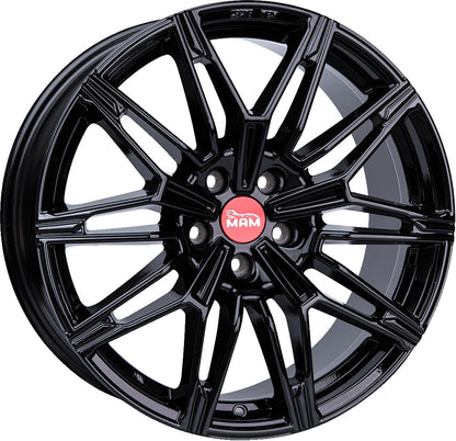 MAM B3 black painted Alufelge 8.5x19 Zoll ET30 LK 5x112 ML66.65