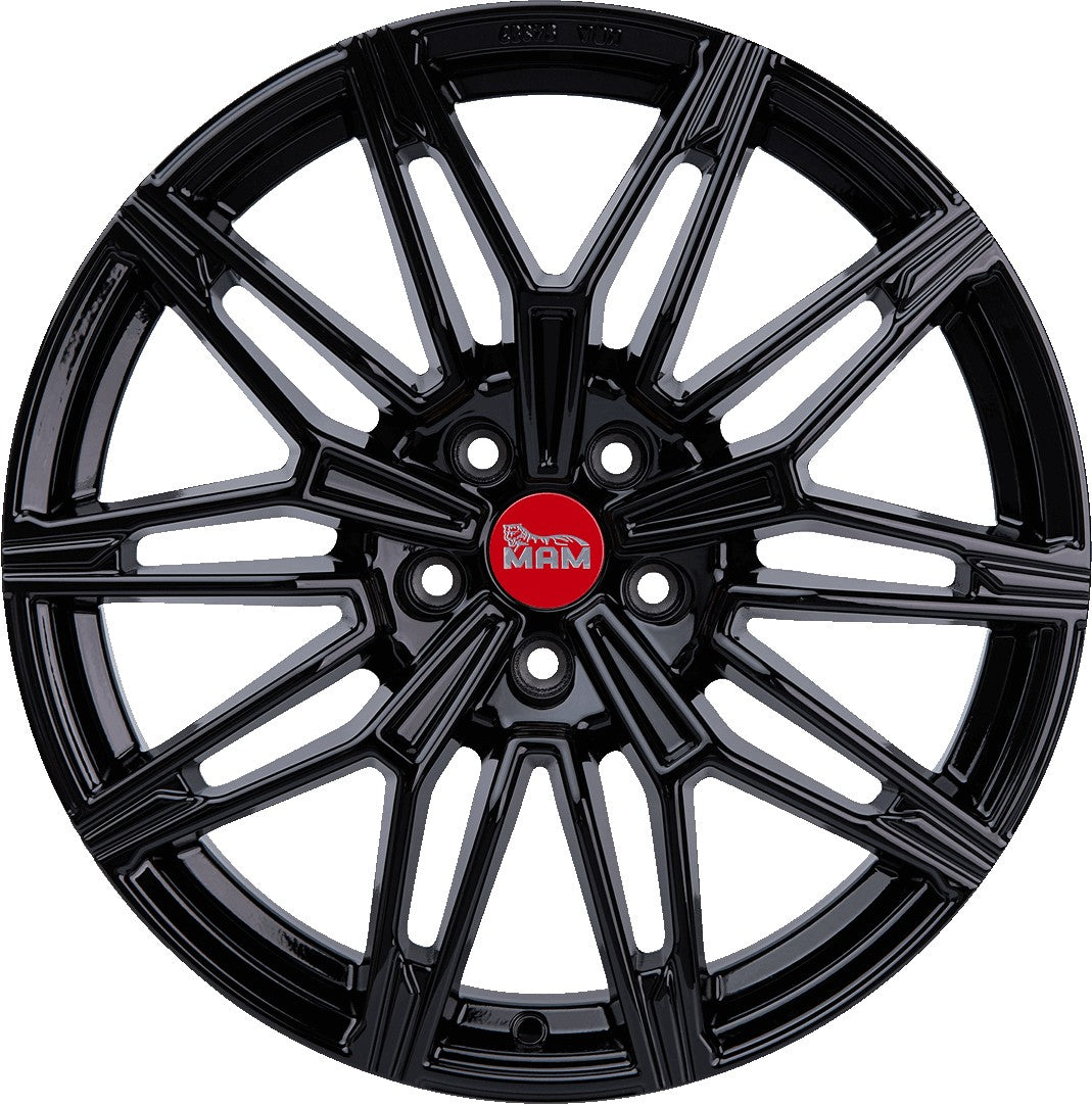 MAM B3 black painted Alufelge 8.5x19 Zoll ET30 LK 5x112 ML66.65 – Bild 2