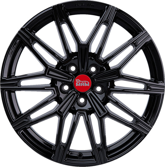 MAM B3 black painted Alufelge 8.5x19 Zoll ET30 LK 5x112 ML66.65 – Bild 2