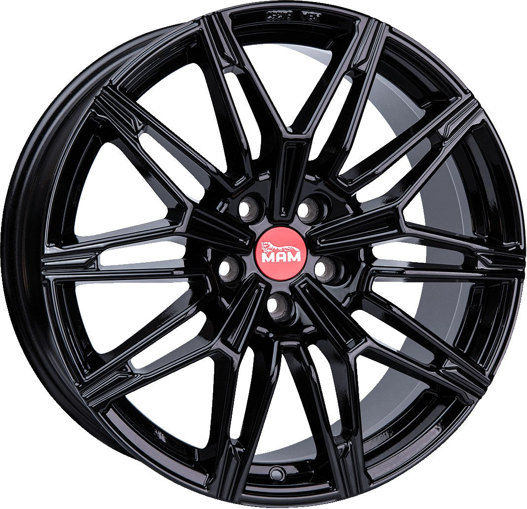 MAM B3 black painted Alufelge 8.5x19 Zoll ET45 LK 5x112 ML66.65