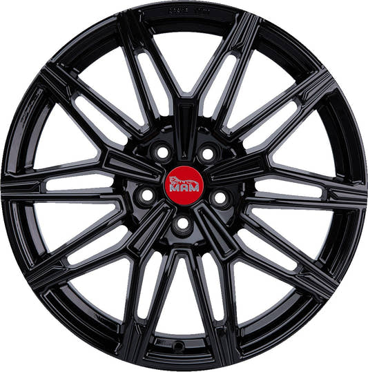 MAM B3 black painted Alufelge 8.5x19 Zoll ET20 LK 5x120 ML72.6 – Bild 2