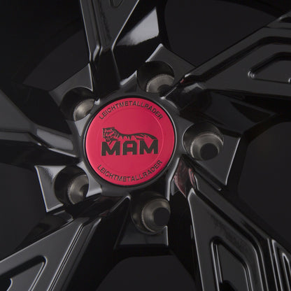 MAM RS5 black painted Alufelge 8.5x19 Zoll ET45 LK 5x112 ML72.6 – Bild 6