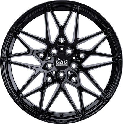 MAM B2N black painted Alufelge 8.5x19 Zoll ET30 LK 5x112 ML72.6 – Bild 2