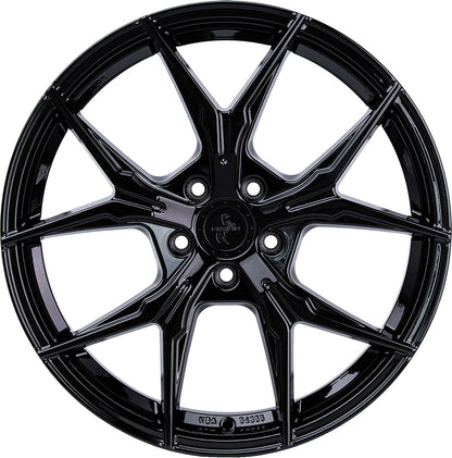 Keskin KT19N Angel black painted Alufelge 8.5x19 Zoll ET45 LK 5x112 ML72.6 – Bild 2