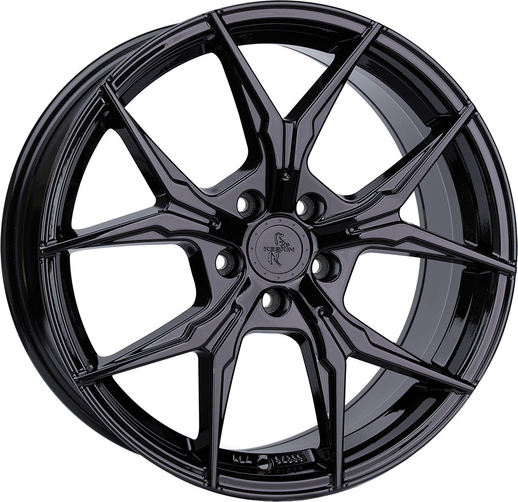 Keskin KT19N Angel black painted Alufelge 8.5x19 Zoll ET35 LK 5x120 ML72.6