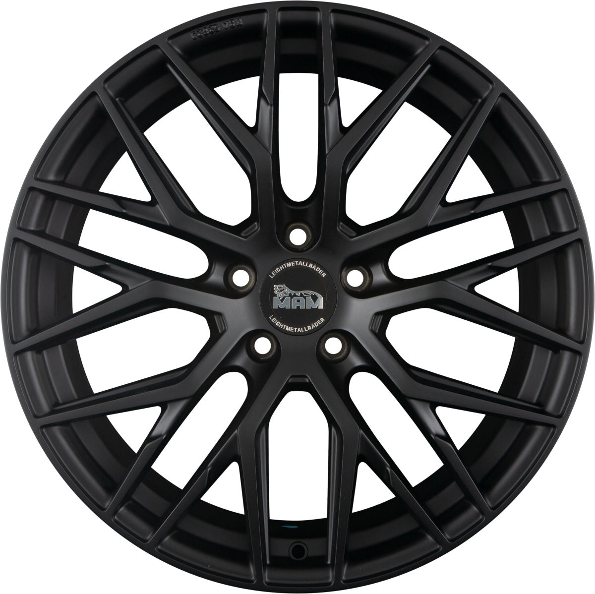 MAM RS4 Matt Black Painted (MBP) Alufelge 8.5x19 Zoll ET45 LK 5x108 ML72.6