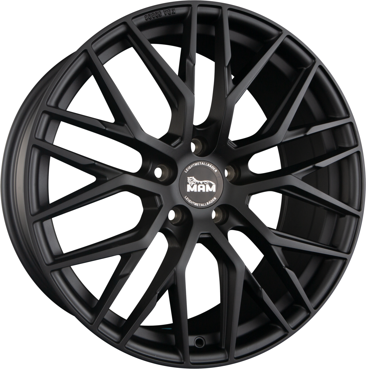 MAM RS4 Matt Black Painted (MBP) Alufelge 8.5x19 Zoll ET45 LK 5x108 ML72.6 – Bild 2