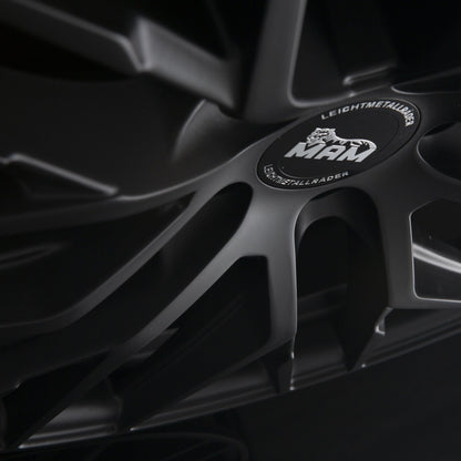 MAM RS4 Matt Black Painted (MBP) Alufelge 8.5x19 Zoll ET45 LK 5x108 ML72.6 – Bild 3