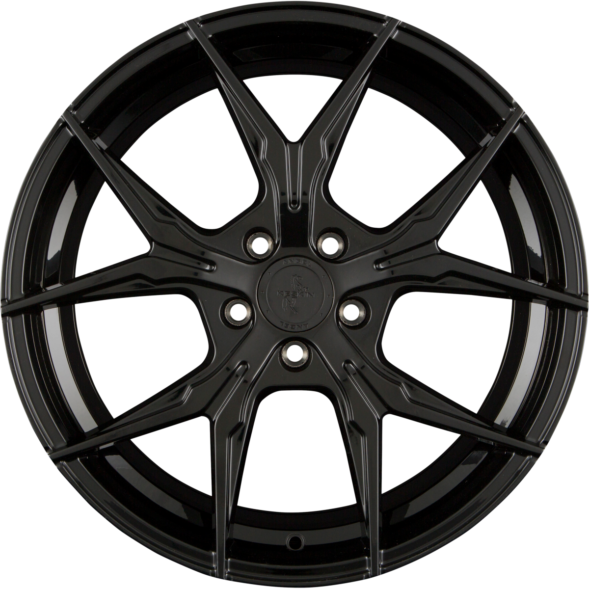 Keskin KT19N Angel black painted Alufelge 8.5x19 Zoll ET40 LK 5x114.3 ML72.6 – Bild 3
