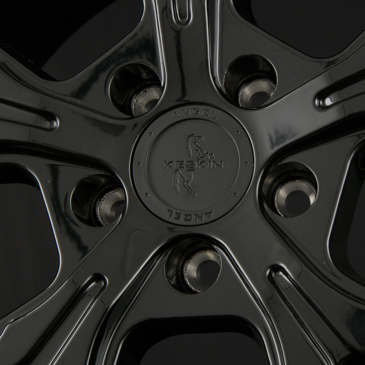 Keskin KT19N Angel black painted Alufelge 8.5x19 Zoll ET40 LK 5x114.3 ML72.6 – Bild 7