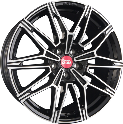 MAM B3N Black Front Polish (BFP) Alufelge 8.5x19 Zoll ET30 LK 5x112 ML66.6 – Bild 2