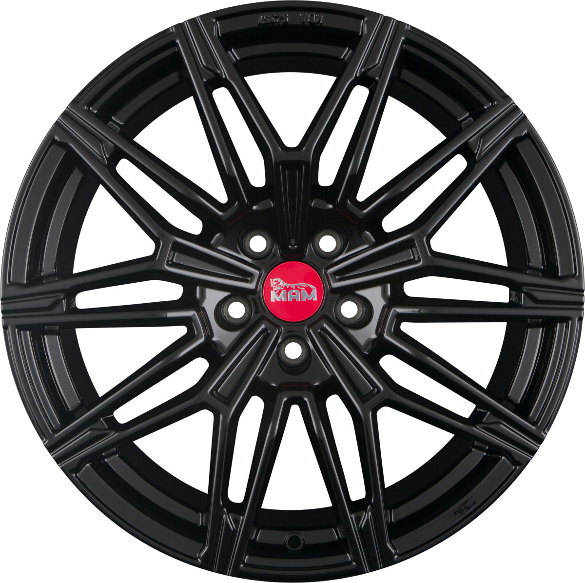 MAM B3N Black Painted (BP) Alufelge 8.5x19 Zoll ET45 LK 5x112 ML66.6
