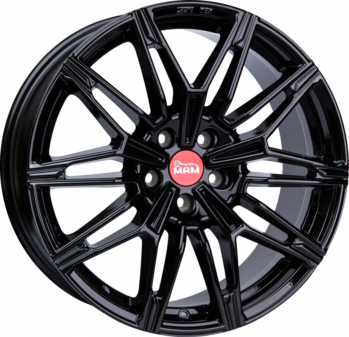 MAM B3N black painted Alufelge 8.5x19 Zoll ET35 LK 5x120 ML72.6