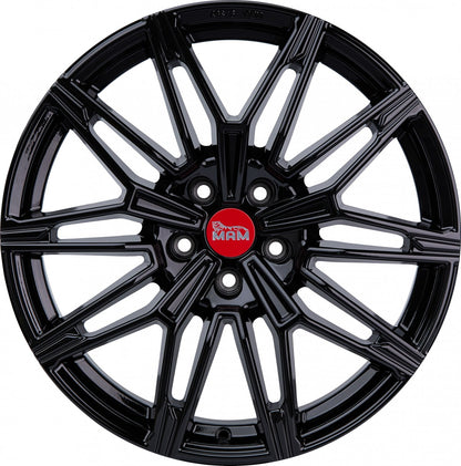 MAM B3N black painted Alufelge 8.5x19 Zoll ET35 LK 5x120 ML72.6 – Bild 2