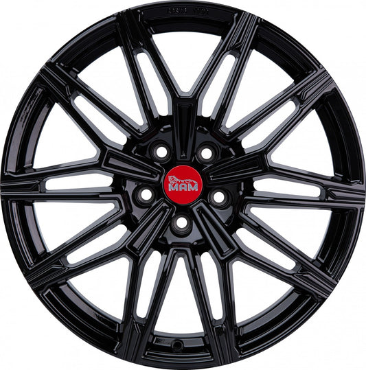 MAM B3N black painted Alufelge 8.5x19 Zoll ET35 LK 5x120 ML72.6 – Bild 2