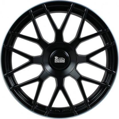 MAM GT1 matt black lip polish Alufelge 10x22 Zoll ET50 LK 5x112 ML66.6 – Bild 2