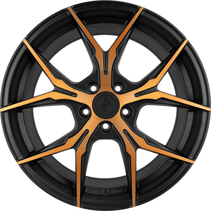 Keskin KT19N Angel matt black front copper Alufelge 8.5x19 Zoll ET40 LK 5x114.3 ML72.6 – Bild 2
