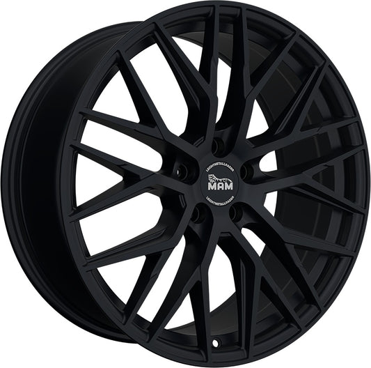 MAM RS4 matt black painted Alufelge 8.5x19 Zoll ET45 LK 5x112 ML72.6