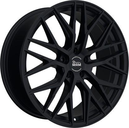 MAM RS4 matt black painted Alufelge 8.5x19 Zoll ET40 LK 5x114.3 ML72.6