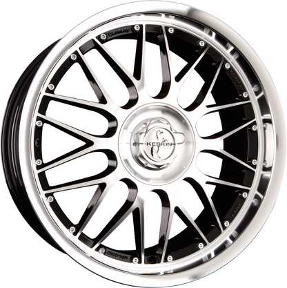 Keskin KT 4 New Racer Black Front Polish (BFP) Alufelge 9.5x19 Zoll ET30 LK 5x100 ML72.6 – Bild 2