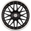 Keskin KT 4 New Racer Black Lip Polish (BLP) Alufelge 9.5x19 Zoll ET35 LK 5x112 ML72.6