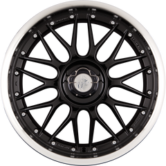 Keskin KT 4 New Racer Black Lip Polish (BLP) Alufelge 9.5x19 Zoll ET35 LK 5x112 ML72.6