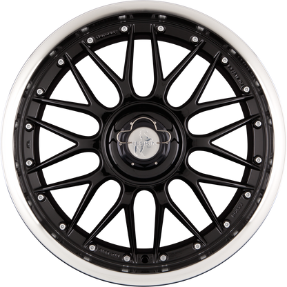 Keskin KT 4 New Racer Black Lip Polish (BLP) Alufelge 9.5x19 Zoll ET35 LK 5x112 ML72.6