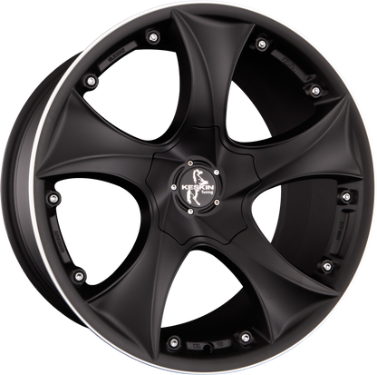 Keskin KT 9 Malik Matt Black Lip Polish (MBLP) Alufelge 10x19 Zoll ET30 LK 5x112 ML72.6 – Bild 2