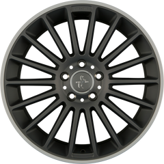 Keskin KT15 Speed Titan Grey Lip Polish (TGLP) Alufelge 8.5x19 Zoll ET45 LK 5x112 ML66.6