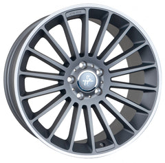 Keskin KT15 Speed titan grey lip polish Alufelge 9.5x19 Zoll ET35 LK 5x120 ML72.6