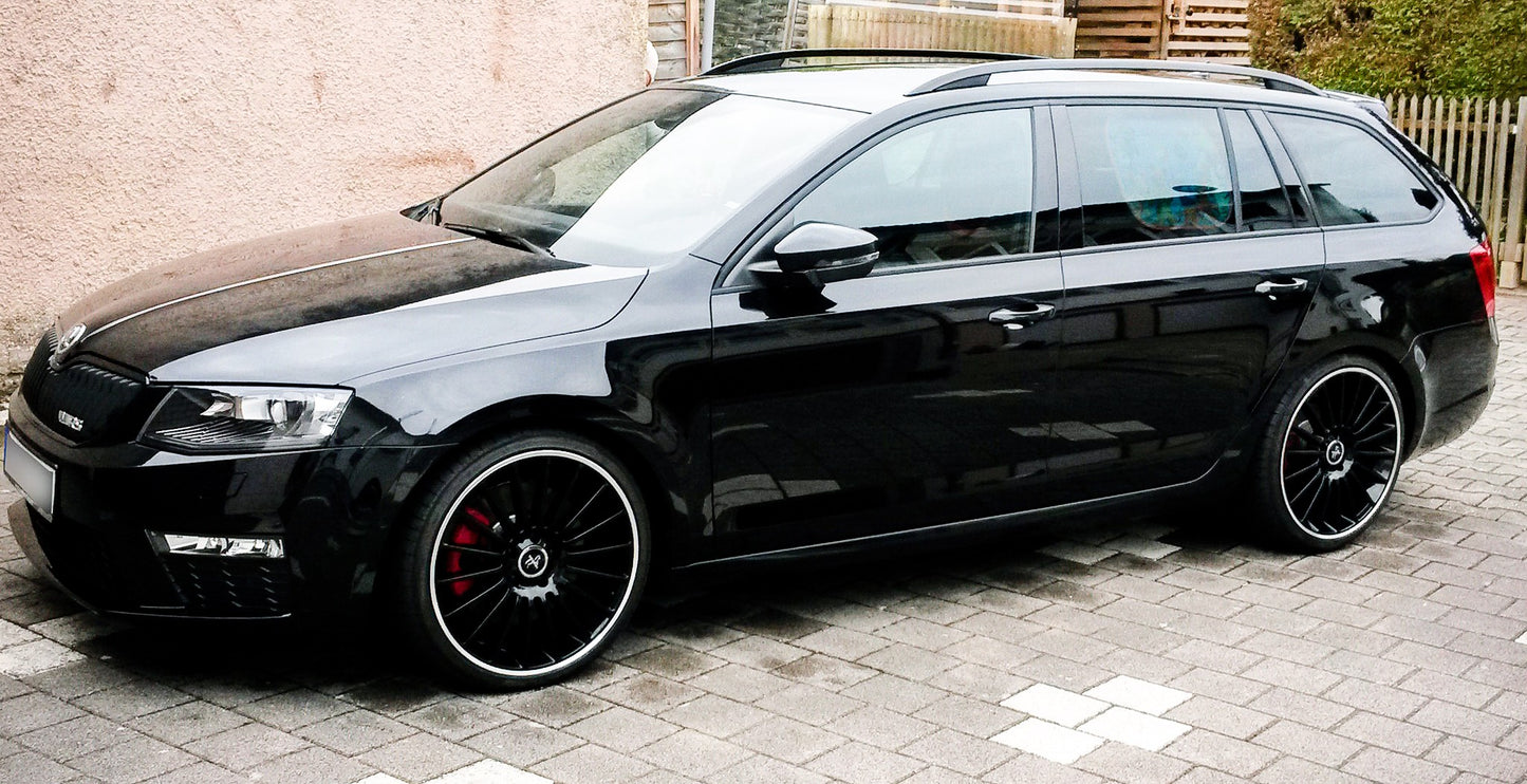 Keskin KT15 Speed black lip polish Alufelge 7x17 Zoll ET38 LK 5x112 ML66.6 – Bild 7