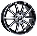 Keskin KT16 Dynamic black front polish Alufelge 8.5x19 Zoll ET45 LK 5x112 ML66.6