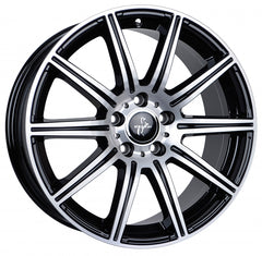 Keskin KT16 Dynamic black front polish Alufelge 8.5x19 Zoll ET45 LK 5x112 ML66.6