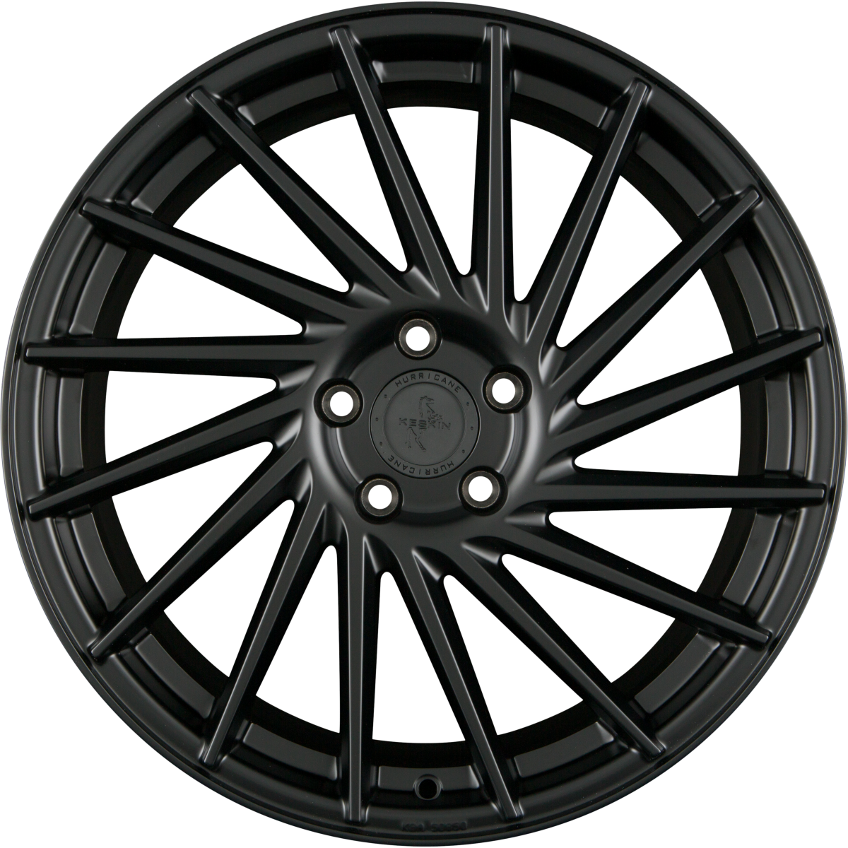 Keskin KT17 Hurricane matt black painted Alufelge 8x18 Zoll ET35 LK 5x120 ML72.6 – Bild 6