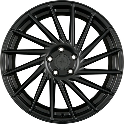 Keskin KT17 Hurricane matt black painted Alufelge 8x18 Zoll ET35 LK 5x120 ML72.6 – Bild 6