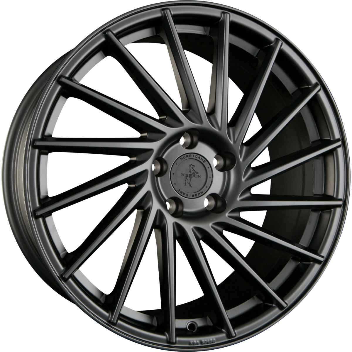 Keskin KT17 Hurricane matt black painted Alufelge 8x18 Zoll ET35 LK 5x120 ML72.6 – Bild 7