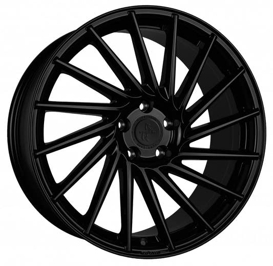 Keskin KT17 Hurricane matt black painted Alufelge 8x18 Zoll ET30 LK 5x100 ML57.1
